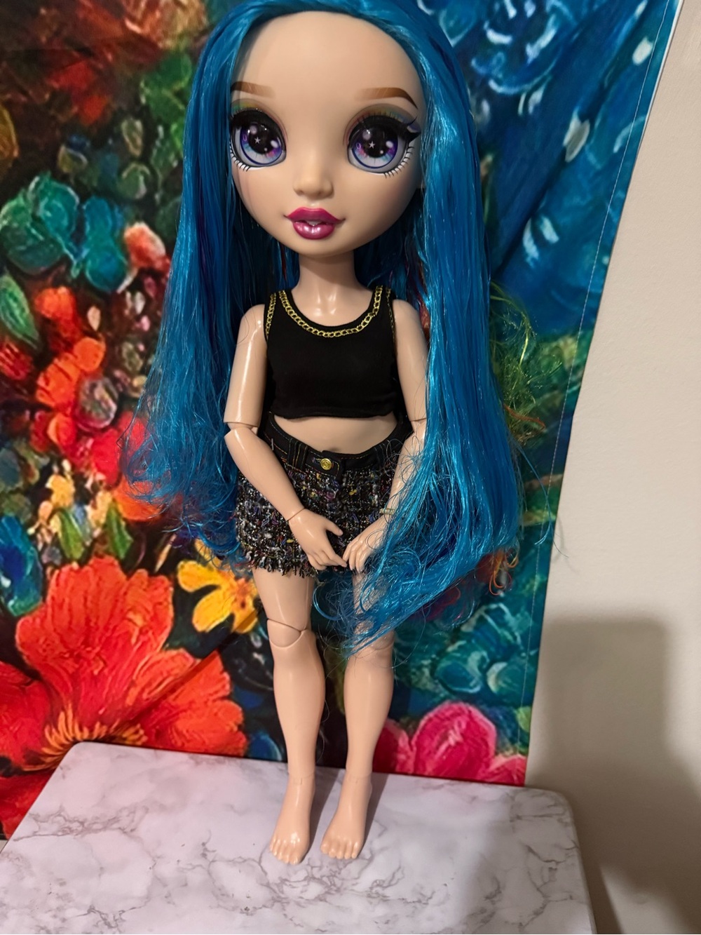 the Rainbow High "My Runway Friend" Amaya Raine large fashion doll.
